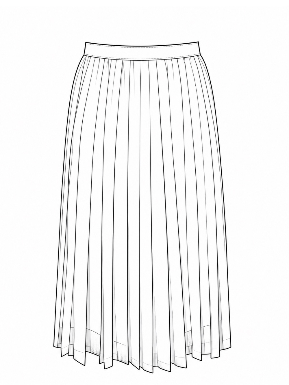 🆕Vintage Pleated Silk Black Skirt — Timeless Day to Night, Casual to a Night Out - Picture 12 of 12